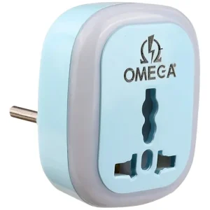 تبدیل 3 به 2 امگا مدل M101 دارای LED رنگ آبی