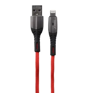 کابل شارژ هیسکا مدل LX-CA95 لایتنینگ رنگ قرمز